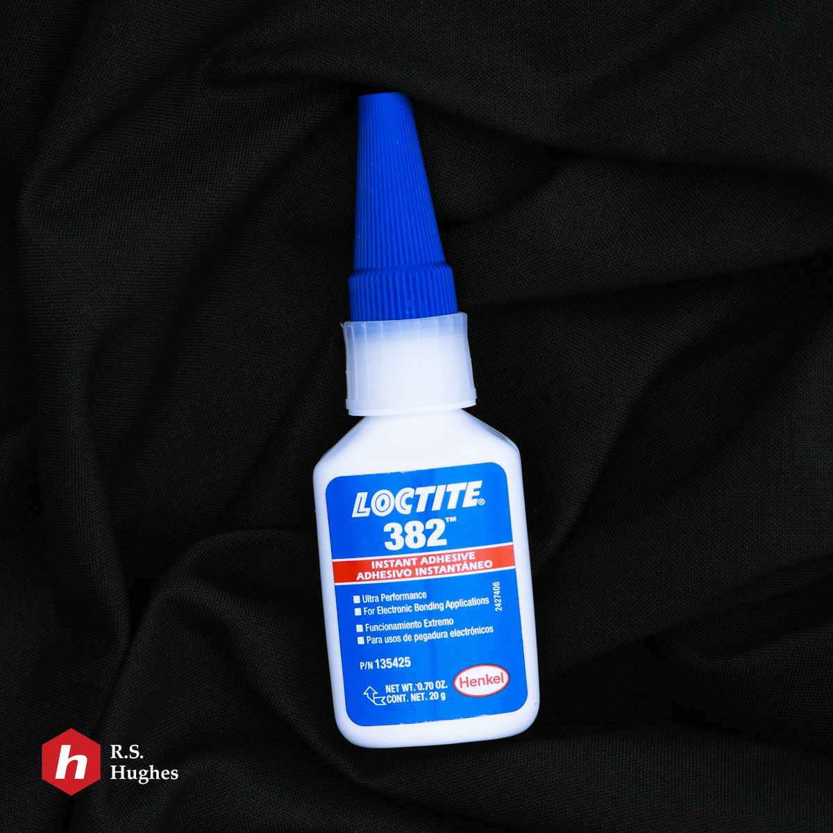 Loctite Tak Pak 382 Cyanoacrylate Adhesive - 20 g Bottle - 38240, IDH:135425