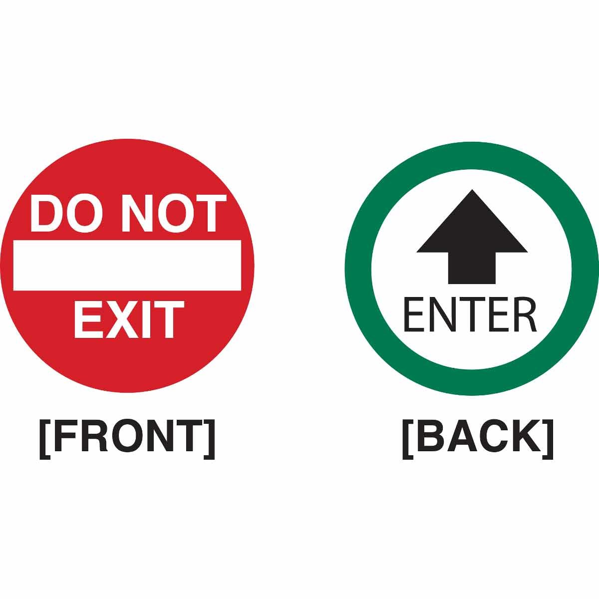 Brady 123538 Door Sign Red White B 946 6 In X 6 In Rshughes Com