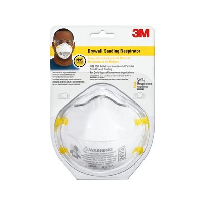 3M Drywall Sanding Respirator 08653 - Size Standard - White