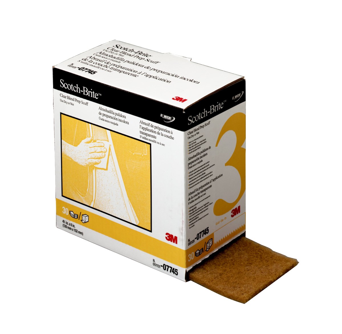 3M Scotch-Brite 7745 Shop Roll 07745 - 4 3/4 in x 15 ft - Aluminum Oxide - Ultra Fine