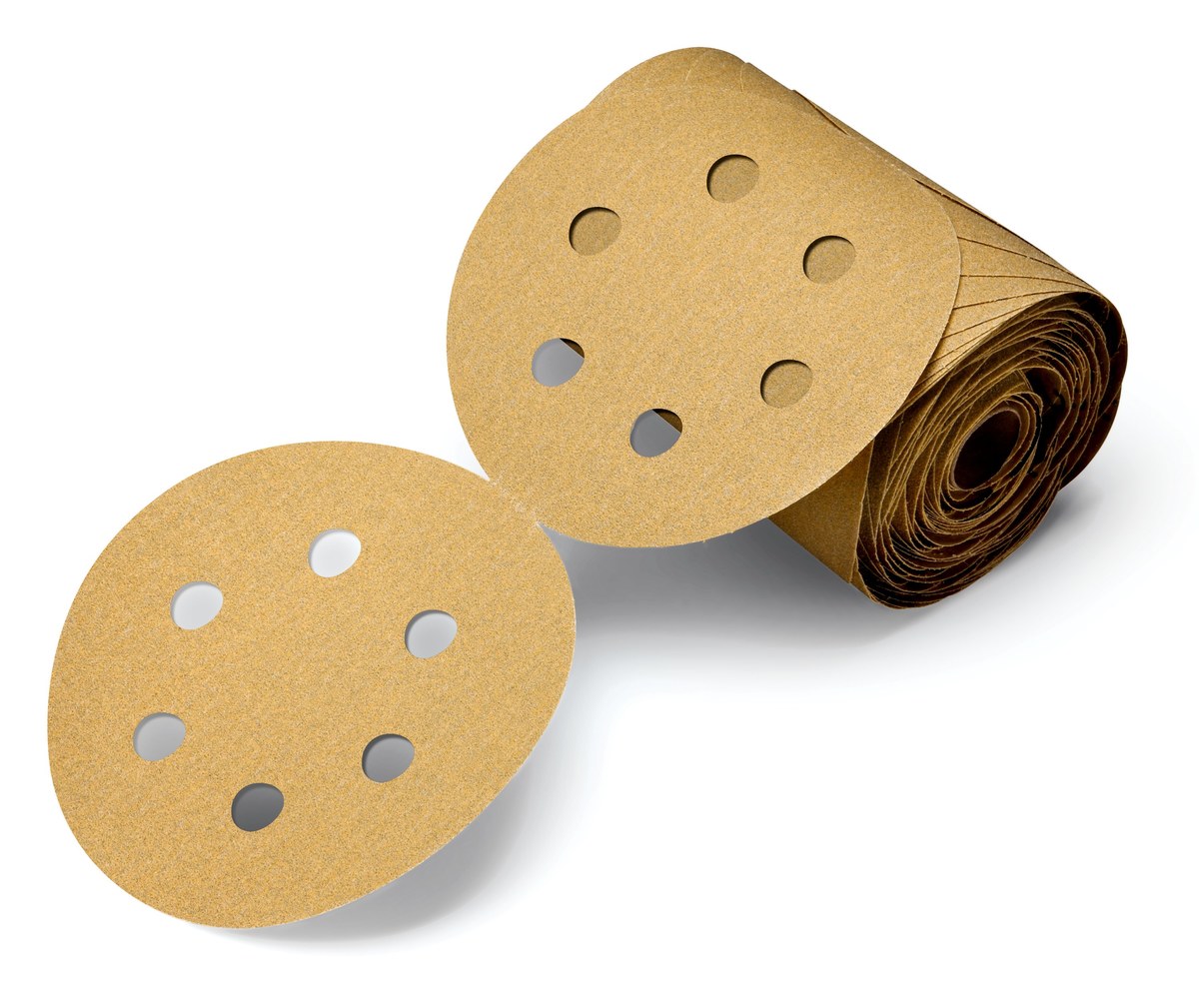 6” Film Sanding Discs No-Holes PSA 100 Pack Ideal for Car Repair Grit P80