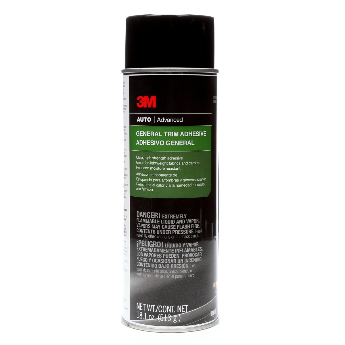 3M 08088 Spray Adhesive Clear Liquid 18.1 oz Aerosol Can - 08088 - 18.1 oz Net Weight