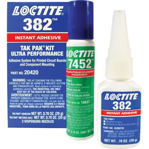 Loctite Tak Pak 382 Cyanoacrylate Adhesive - 20 g Kit - 20420, IDH:230276