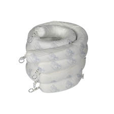 Brady SPC White Polypropylene 32 gal Absorbent Boom 107829 - 5 in Width - 10 ft Length - 662706-14060