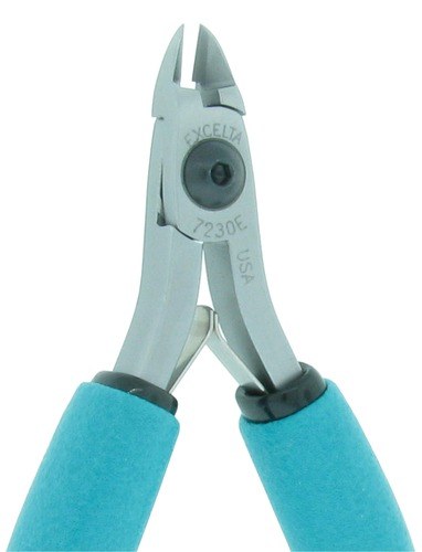 Excelta Five Star 7230E Semi-Flush Cutting Plier - Carbon Steel - 5 in - EXCELTA 7230E