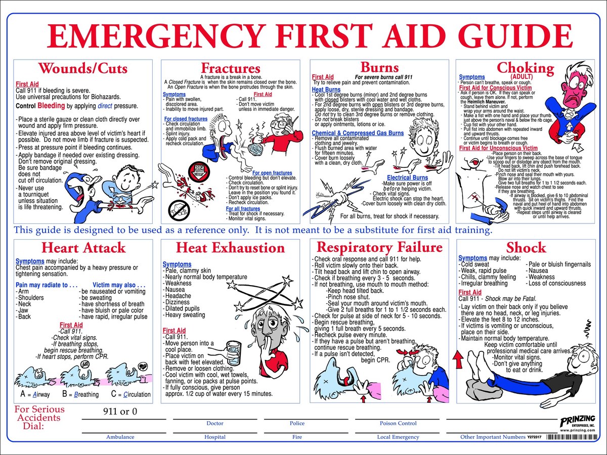 Brady Prinzing Paper Rectangle White First Aid Sign - 24 in Width x 18 in Height - Laminated - PS128E