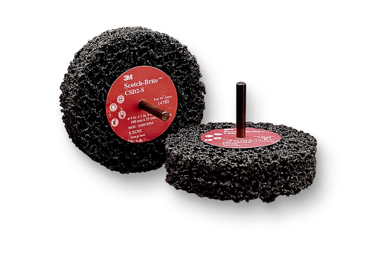 3M Scotch-Brite C2-ZR Roloc TR Quick Change Disc 14784 - 4 in - Silicon Carbide - Very Coarse