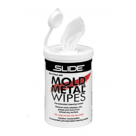 Slide Metal Cleaner - 70 Wipes Can - 46370
