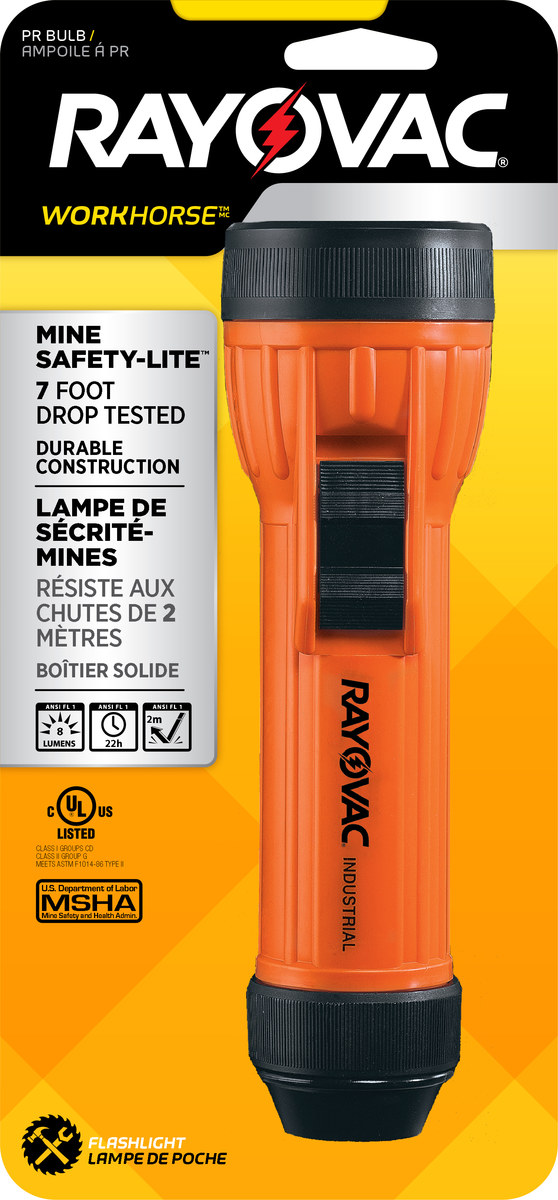 Rayovac Industrial Mine Safety Flashlight - 45190