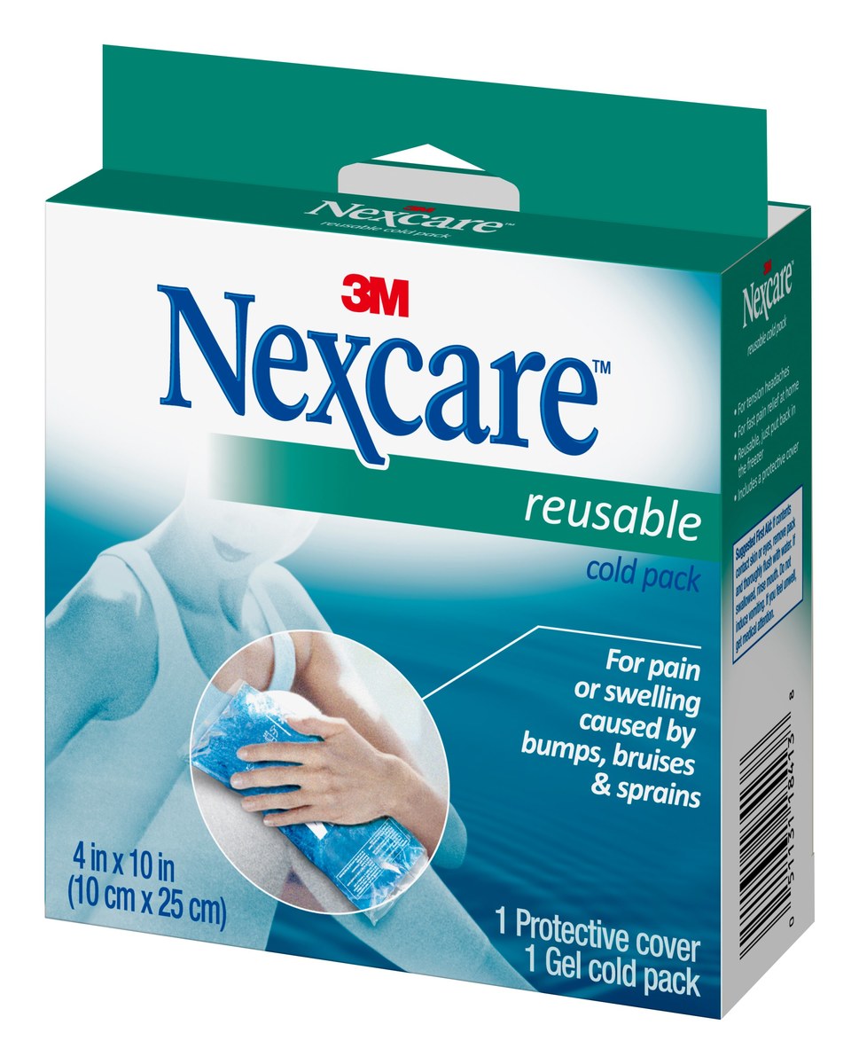 3M Nexcare Reusable Cold Pack - 051131-18413 - 4 in x 10 in - 2646PEG