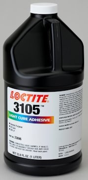 Loctite 3105 Amber One-Part Acrylic Adhesive - 1 L Bottle - 23696