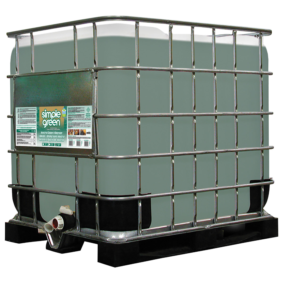 Simple Green Cleaner/Degreaser Concentrate - Liquid 275 gal Tote - 275 gal Net Weight - Sassafras Fragrance - 13275
