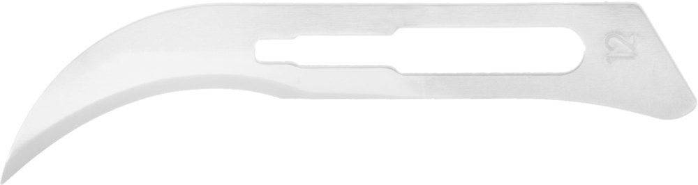 Excelta Three Star 17712 Scalpel Blade - Curved