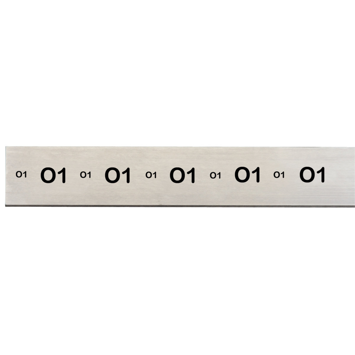 Starrett 496 O1 Oil Hardening Tool Steel Precision Ground Stock - 10 in Width x 36 in Length x 3/32 in Thick - 58713