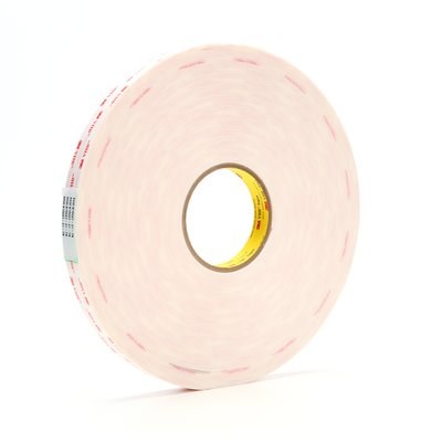 3M 4930 White VHB Tape - 3/4 in Width x 72 yd Length - 25 mil Thick