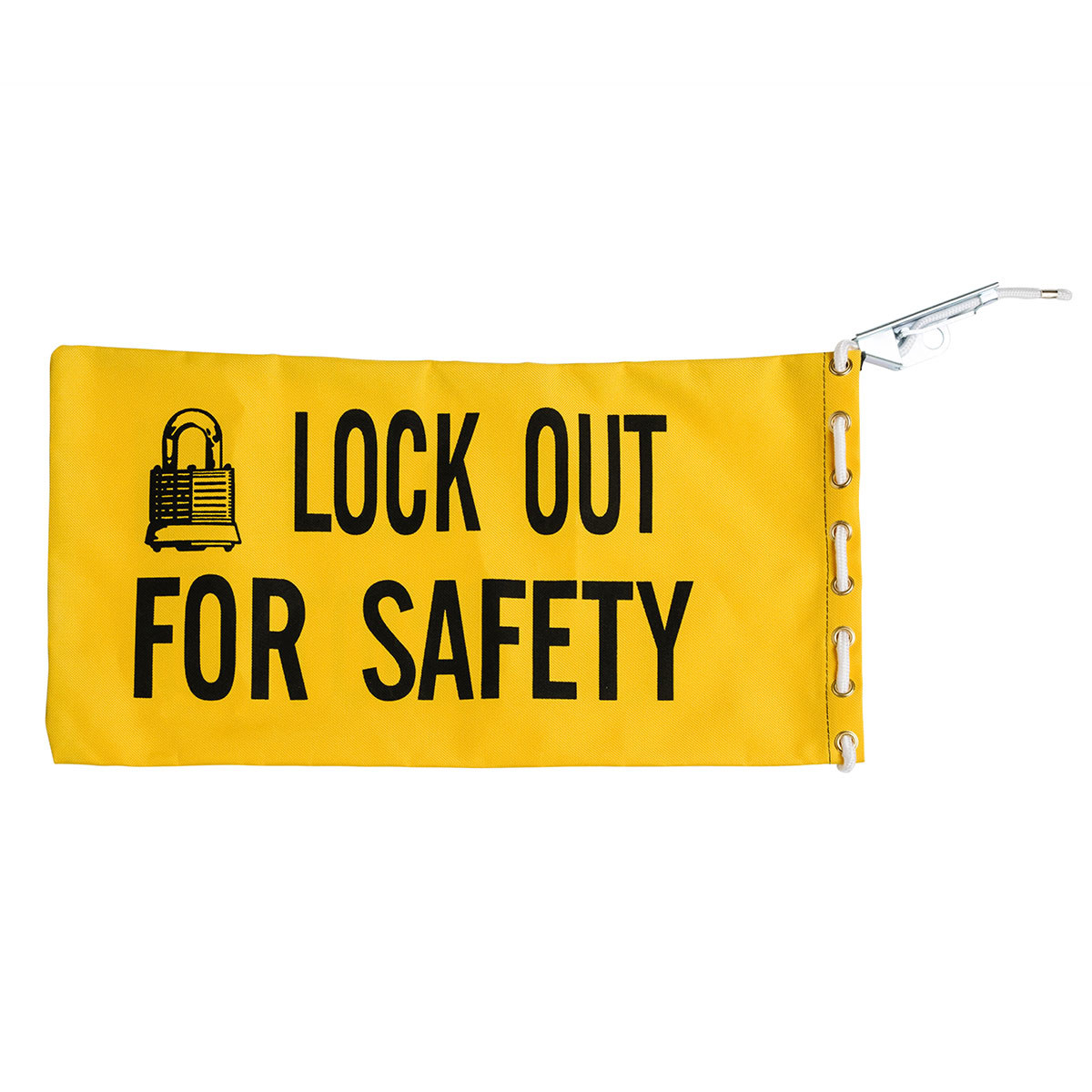 Brady Black on Yellow Canvas Lockout Bag 65780 - 754476-65780