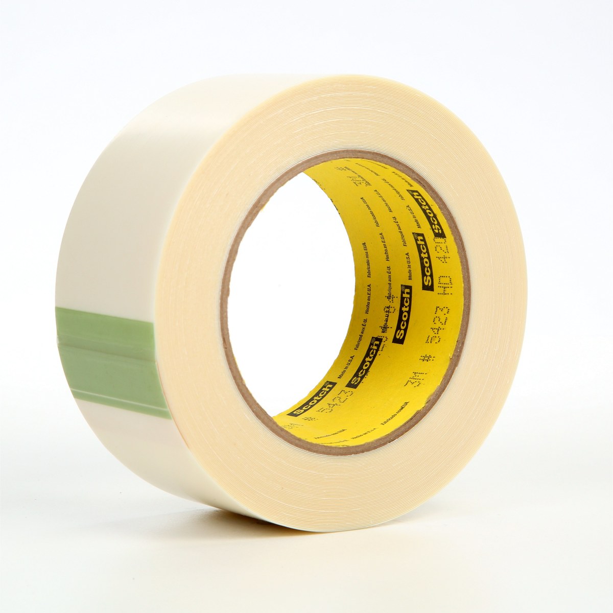 3M 5423 Clear Slick Surface Tape - 2 in Width x 18 yd Length - 11.7 mil Thick - 07576