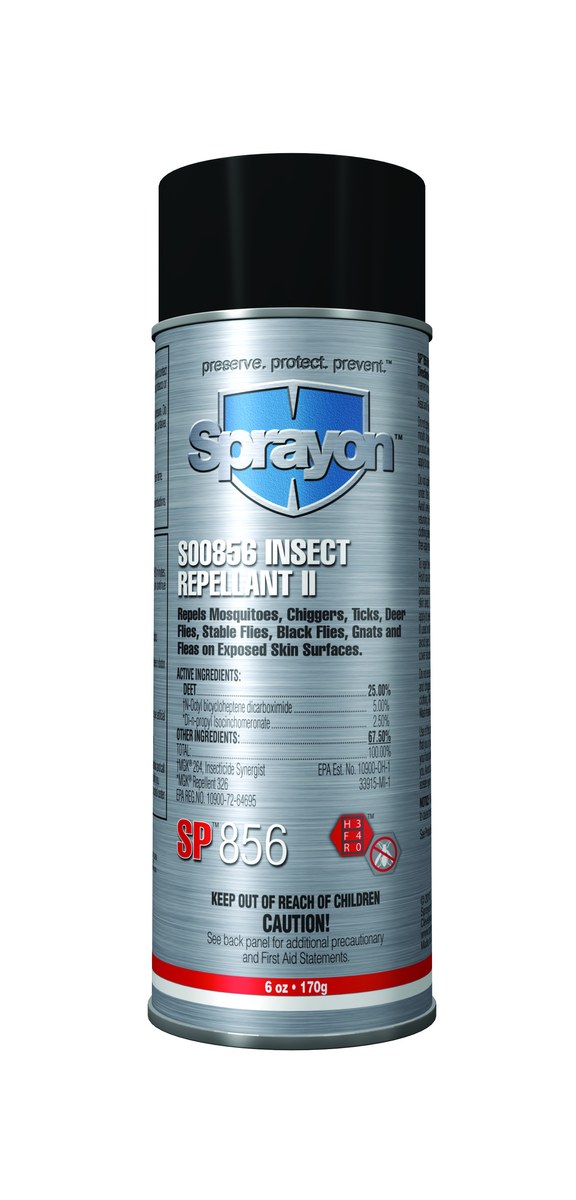 Sprayon SP856 Insect Repellant - Spray 6 oz Aerosol Can - 6 oz Net Weight - 90856