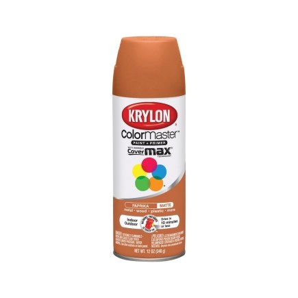 Krylon Colormaster Spray Paint K05357902 Matte Paprika 12 Oz Rshughes Com