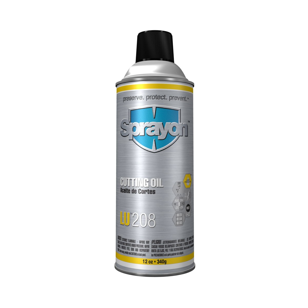 Sprayon LU 208 Metalworking Fluid - Liquid 12 oz Can - 12 oz Net Weight - 90208