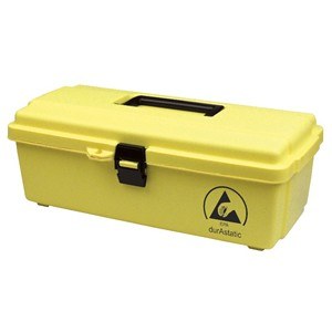 Menda Durastat Yellow Tool Box - 14.5 in Length - 7.5 in Wide - 5 in Deep - 35870