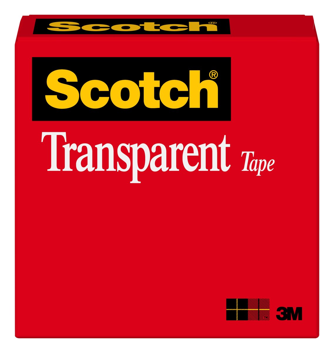 3M Scotch 600 Clear Box Sealing Tape - 3/4 in Width x 72 yd Length - 2.3 mil Thick - 06943
