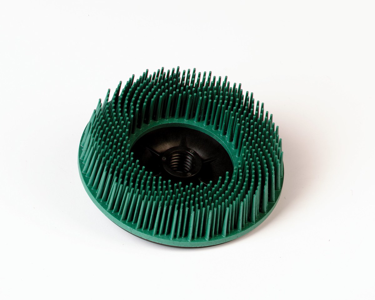 3M Scotch-Brite Ceramic BD-ZB Bristle Disc - Coarse Grade - Arbor Attachment - 7/8 in Center Hole - 7 in Outside Diameter - 27685