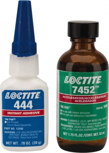 Loctite Tak Pak 444 Cyanoacrylate Adhesive 193949 - 20 g Kit - IDH:193949