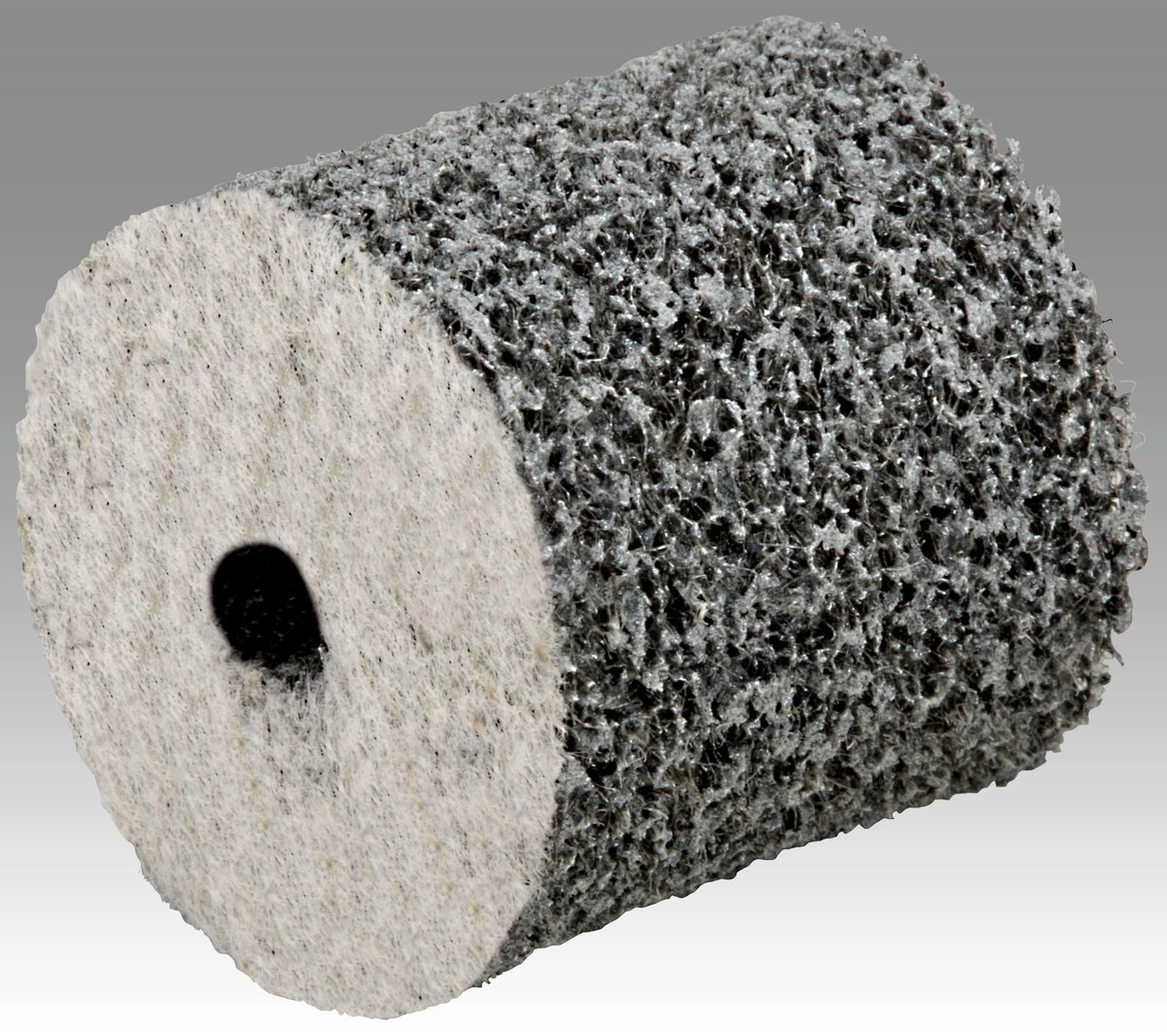 3M Scotch-Brite XL-UW Unitized Silicon Carbide Soft Deburring Wheel - Fine Grade - Arbor Attachment - 1 1/2 in Diameter - 3/16 in Center Hole - 1/4 in Thickness - 14746