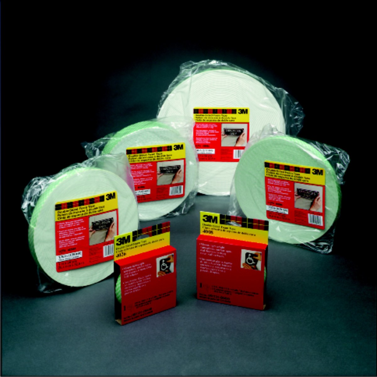 3M 7100014133 Off-White Double Coated Foam Tape - 3 in Width x 36 yd Length - 1/16 in Thick - 16992