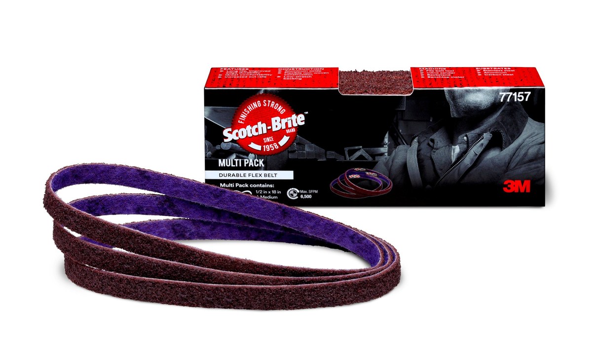 1//4 x 18 A CRS 18 Length 1//4 x 18 A CRS 0.25 Width 18 Length 3M Other Backing Scotch-Brite 13290 Surface Conditioning Belt Pack of 20 0.25 Width Pack of 20 Aluminum Oxide Abrasive Grit