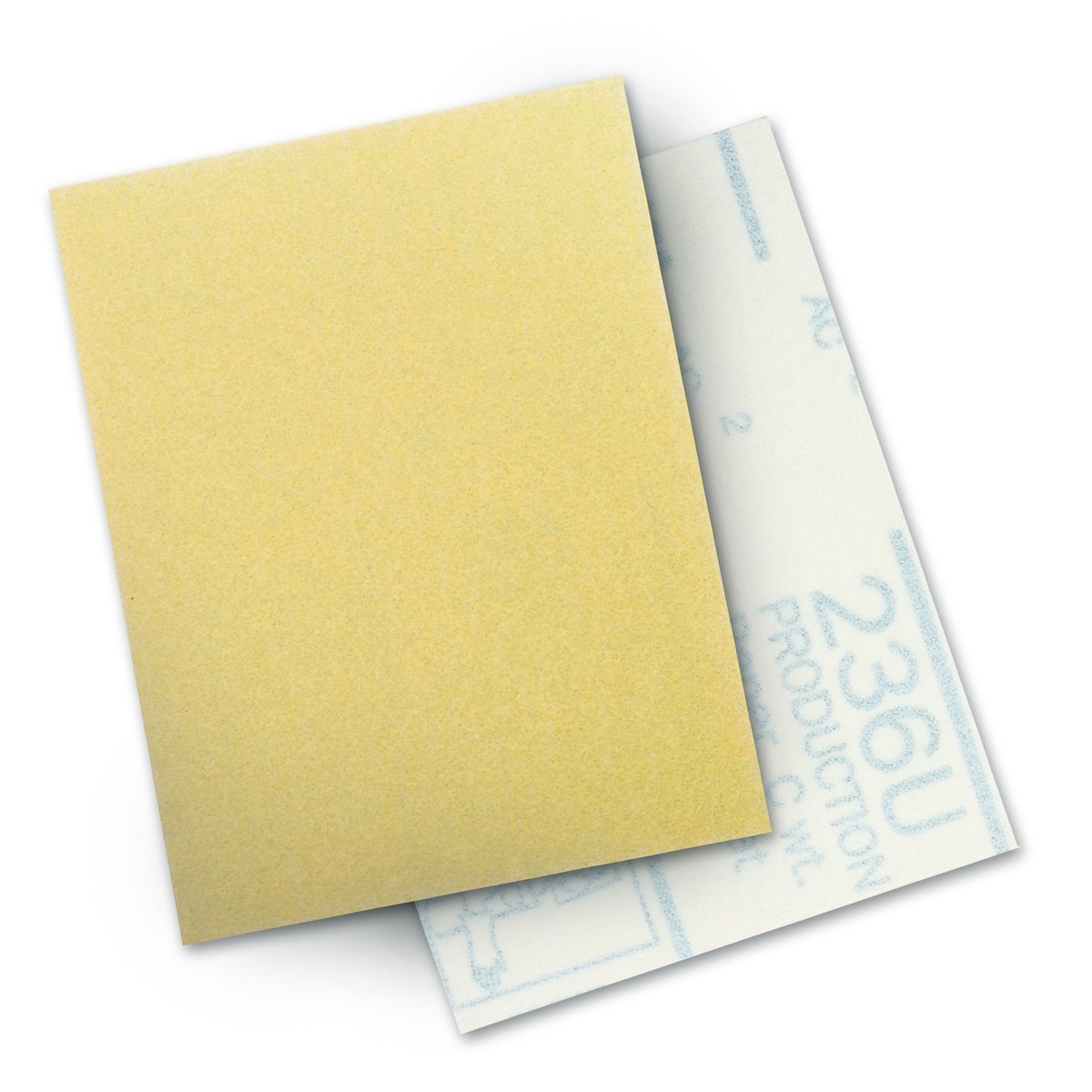 3M Hookit 236U Sand Paper Sheet 20942 - 3 in x 4 in - Aluminum Oxide - P220 - Very Fine