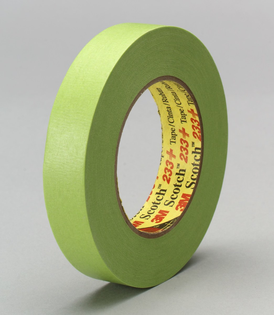3M 46334 Scotch Performance Masking Tape 233+ 18 mm x 55 m Green