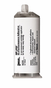 Devcon HP250 Yellow Two-Part Epoxy Adhesive - Base & Accelerator (B/A) - 50 ml Cartridge - 14315