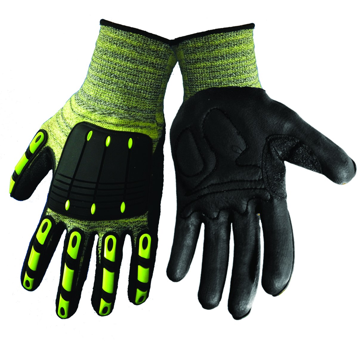 Global Glove Aralene CIA609 Black/Yellow 2XL CutResistant Gloves