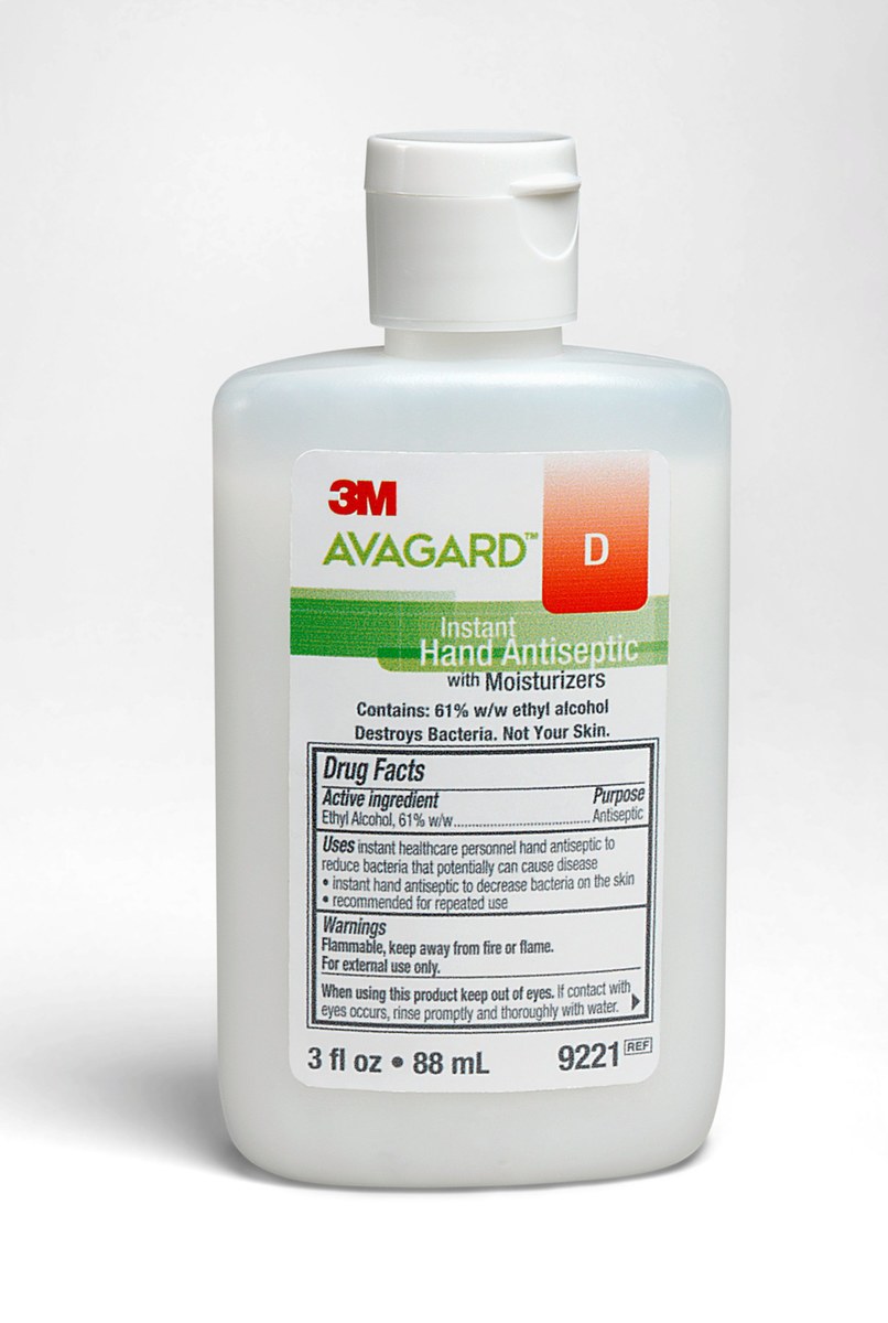 3m Avagard D 9221 Hand Sanitizer 3 Oz Bottle 50864 Rshughes Com