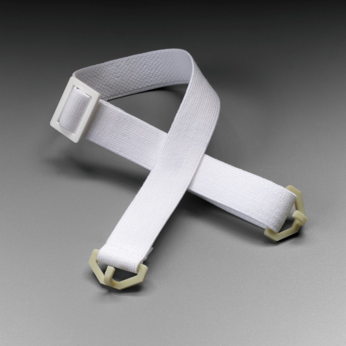 3M W-2913-2 White Replacement Chin Strap - 2-Point Strap Type - 051138-17555