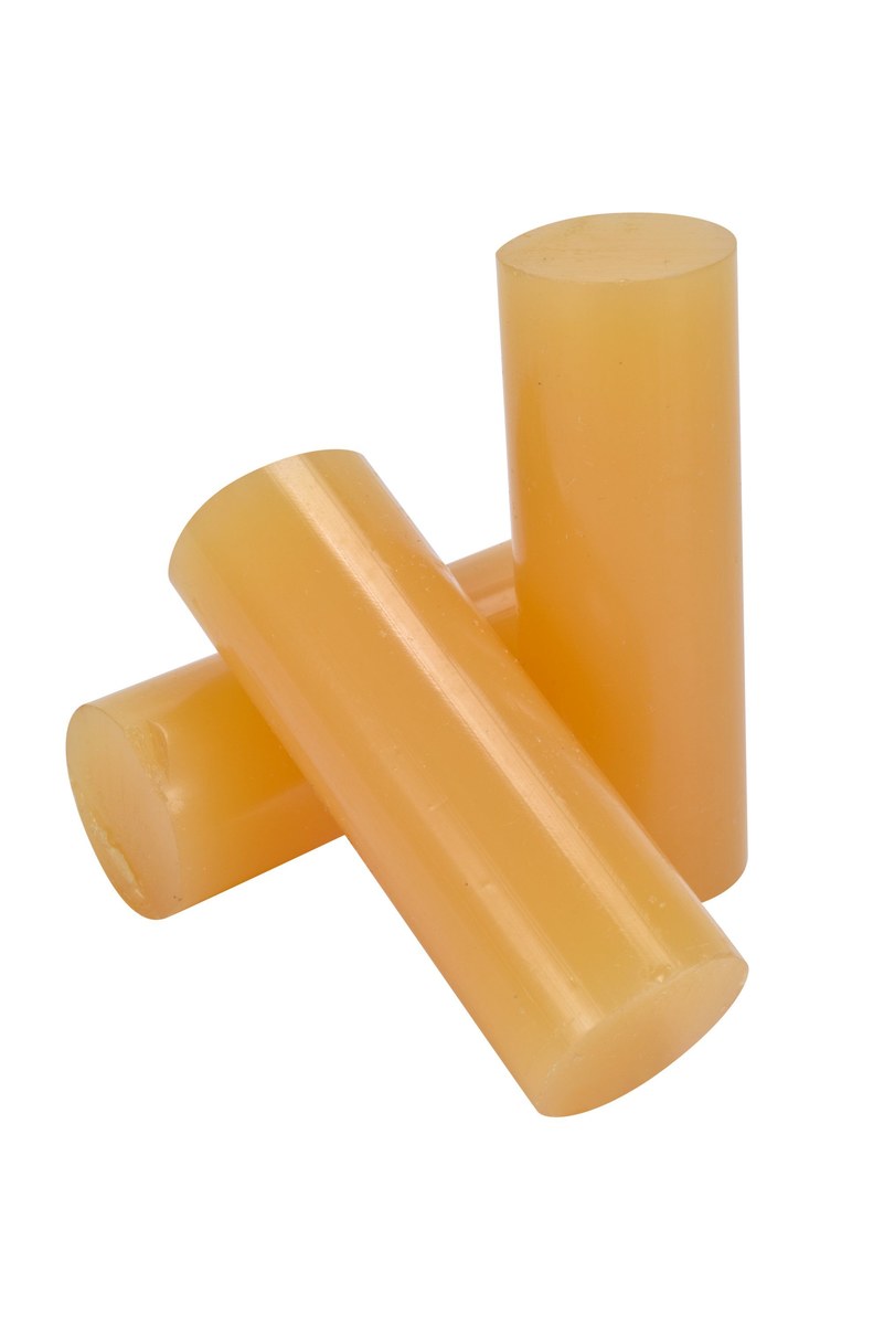 3M 3776 LM Q Hot Melt Adhesive Tan Low Melt Slug - 1 in Dia - 3 in - 89501