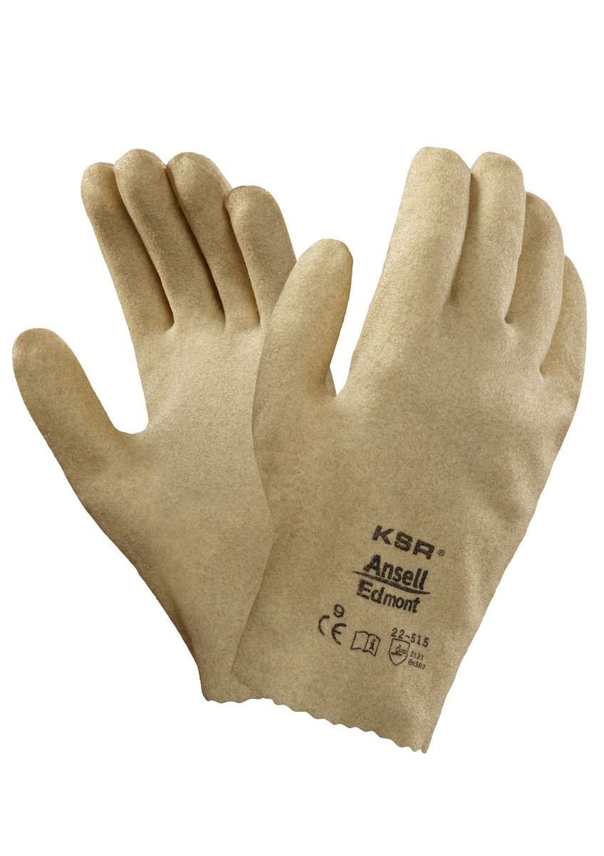 tan cotton gloves