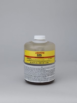 Loctite 325 Amber One-Part Acrylic Adhesive - 1 L Bottle - 32586