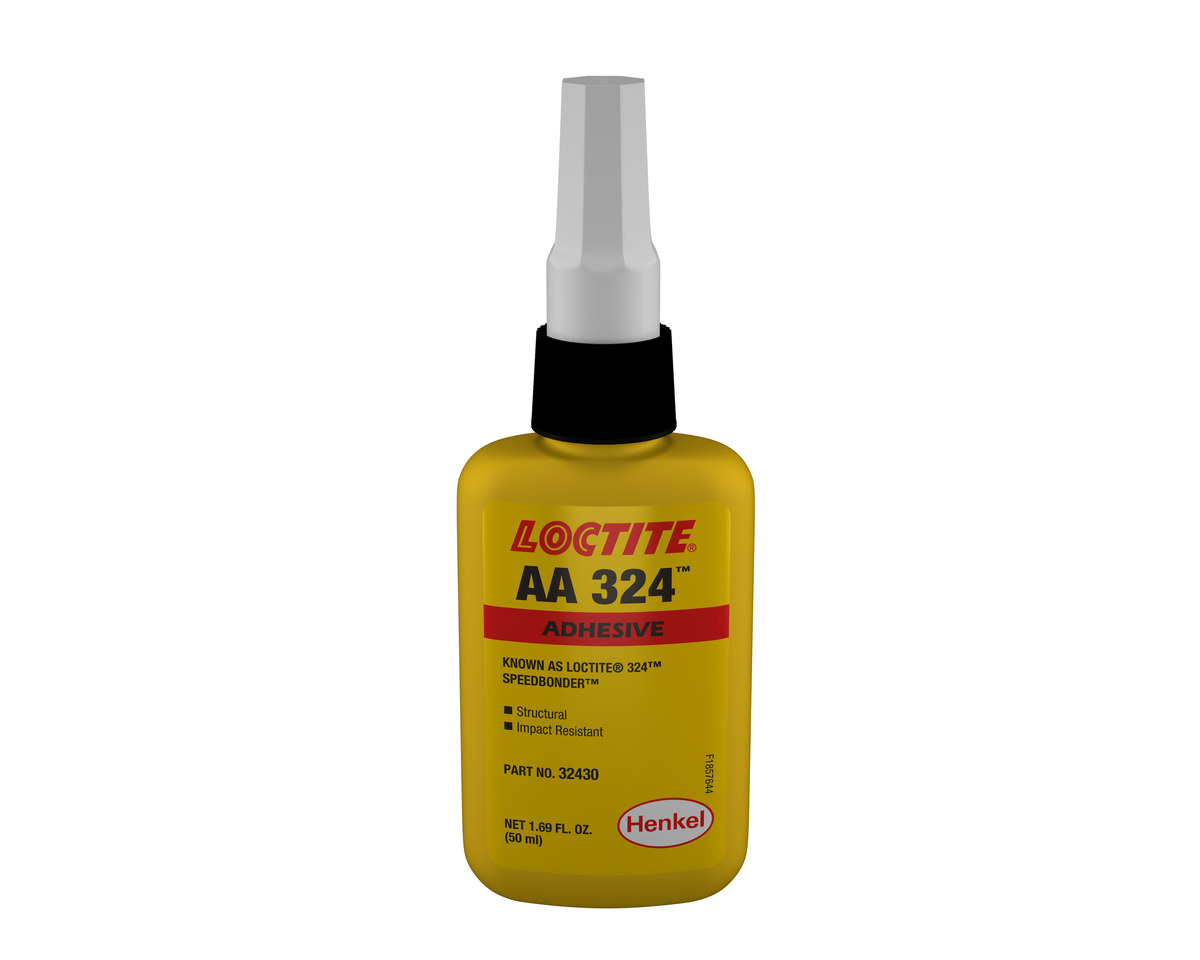 Loctite AA 324 Methacrylate Adhesive - 50 ml Bottle - 32430, IDH:88478
