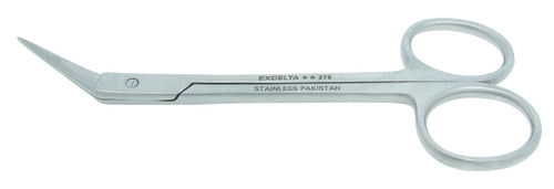 Excelta Two Star 270 Angled Stainless Steel Scissor - 4 1/2 in - EXCELTA 270