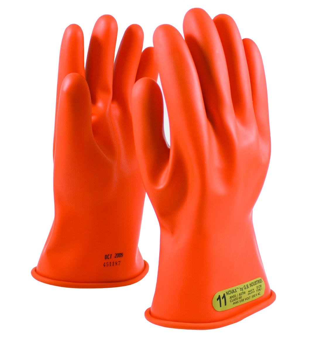 Pip Novax 147 00 11 Work Gloves 147 00 11 8 Size 8 Rubber Orange Rshughes Com