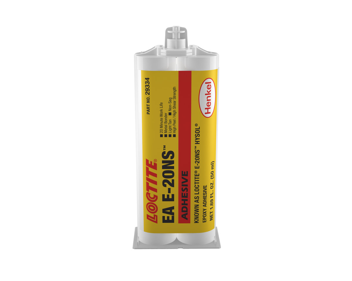Loctite EA E-20NS Epoxy Structural Adhesive - 50 ml Dual Cartridge - 29334, IDH:237119