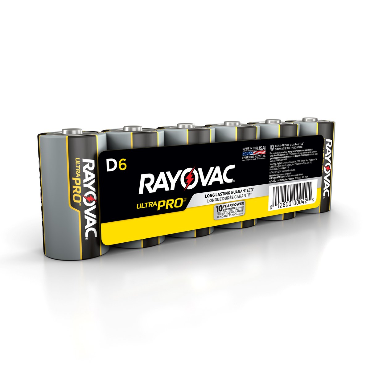 Rayovac UltraPro ALD-6J Standard Battery - D - Alkaline - 00042
