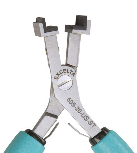 Excelta Five Star 505-20-US-ST Insertion/Extraction Plier - Steel/Acetal - 5 in - EXCELTA 505-20-US-ST