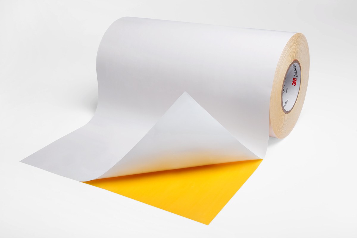 3M 588 Hot Melt Adhesive Yellow Film Roll - 60 yd x 3 in - 04110