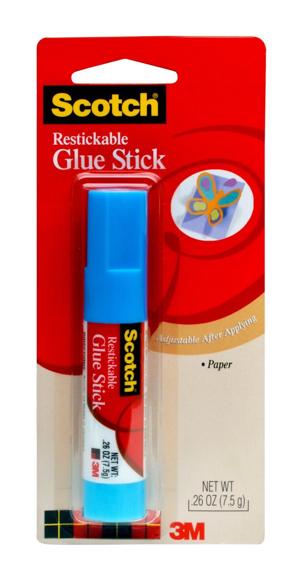 3M Scotch 6115 Glue Stick Purple Paste Pack Dries clear - 59109