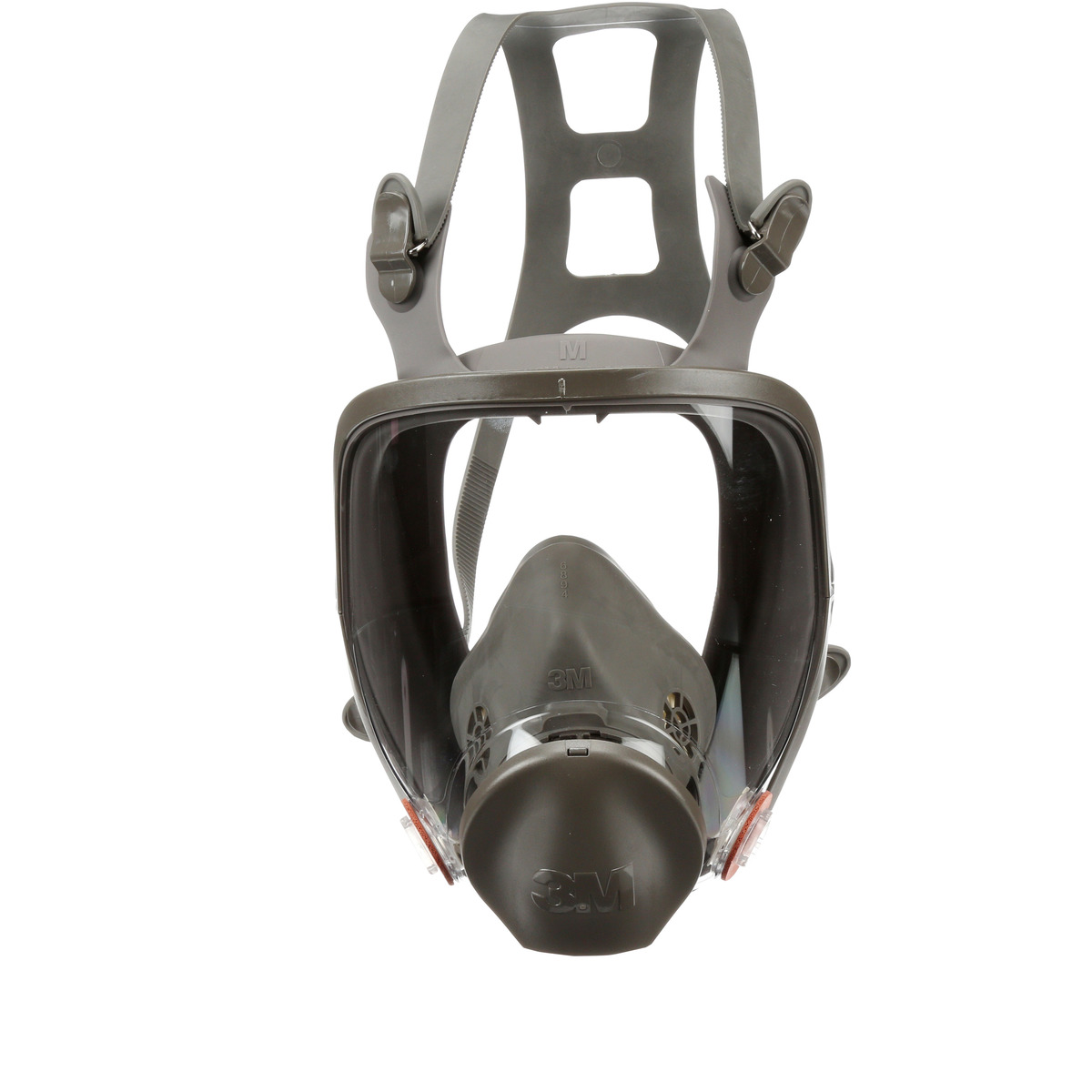 3M 6000 Series 6800 Gray Medium Silicone/Thermoplastic Elastomer Full Mask Facepiece Respirator