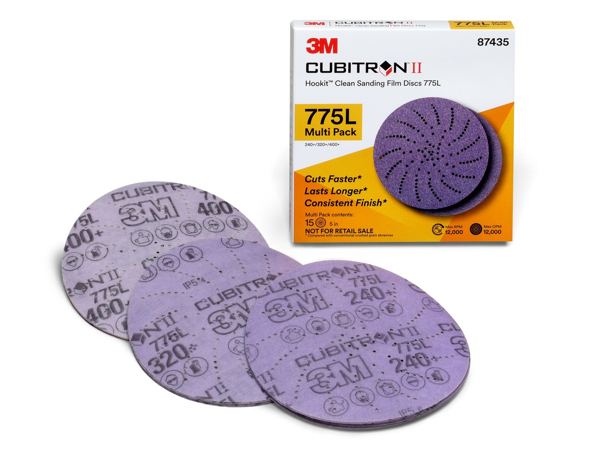 Clean sanding film disco 775L Cubitron II TM 50 multiple Grit tipi e dimensioni Hookit 3 m TM TM Clean sanding film disco 775L Cubitron II TM 50 multiple Grit tipi e dimensioni Hookit 3 m TM TM